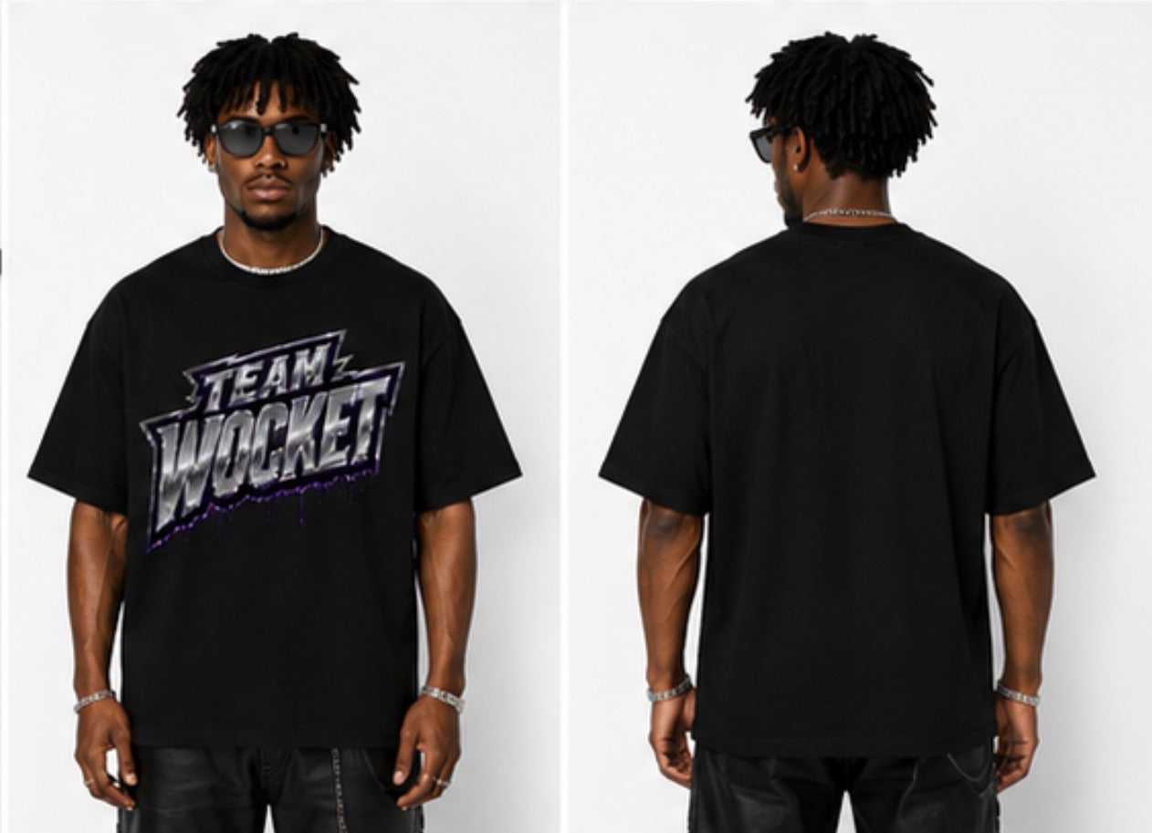 Team Wocket™ Chrome Drip Heavyweight Tee
